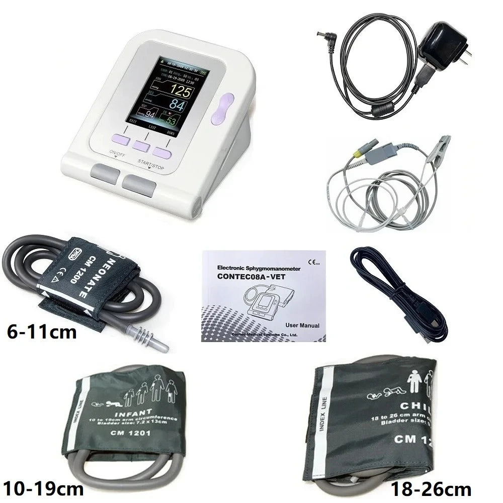 Digital Blood Pressure Veterinary Vet Use Monitor Pets Dog Cat Horse etc