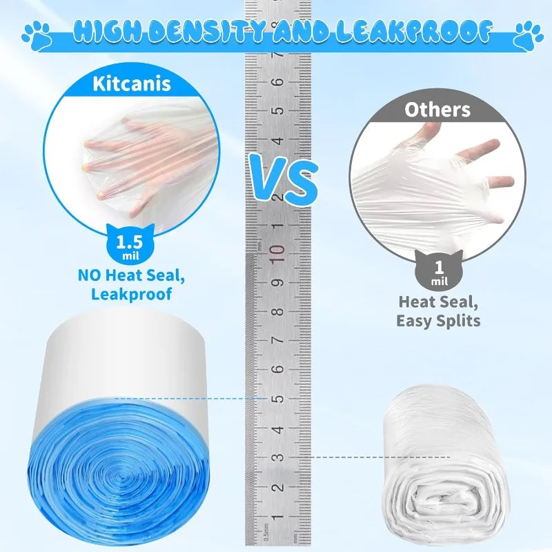 90 Cat Litter Bags for Automatic Litter Box Extra-Thick