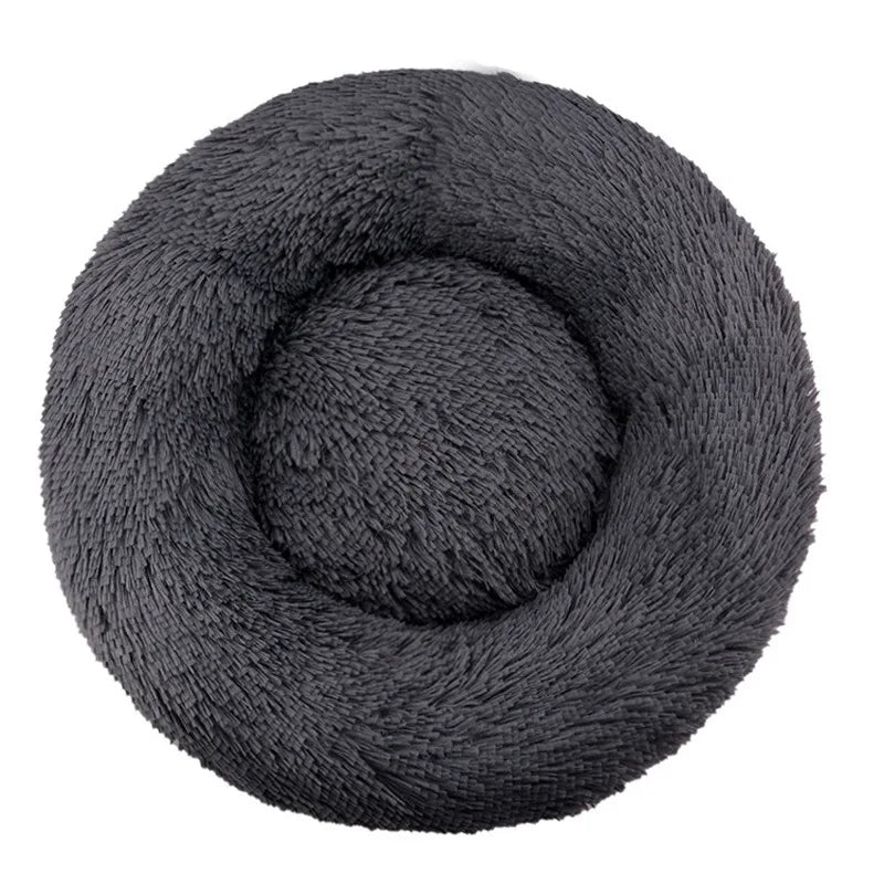 Winter Warm Cat & dog Bed Plush Basket
