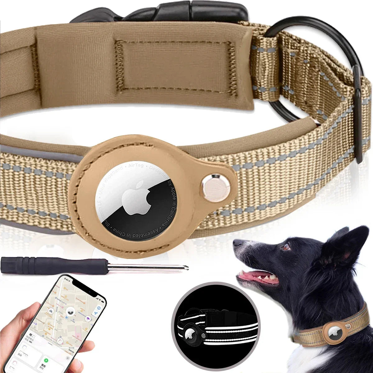 Apple Airtag For Dogs with Protective Tracker
