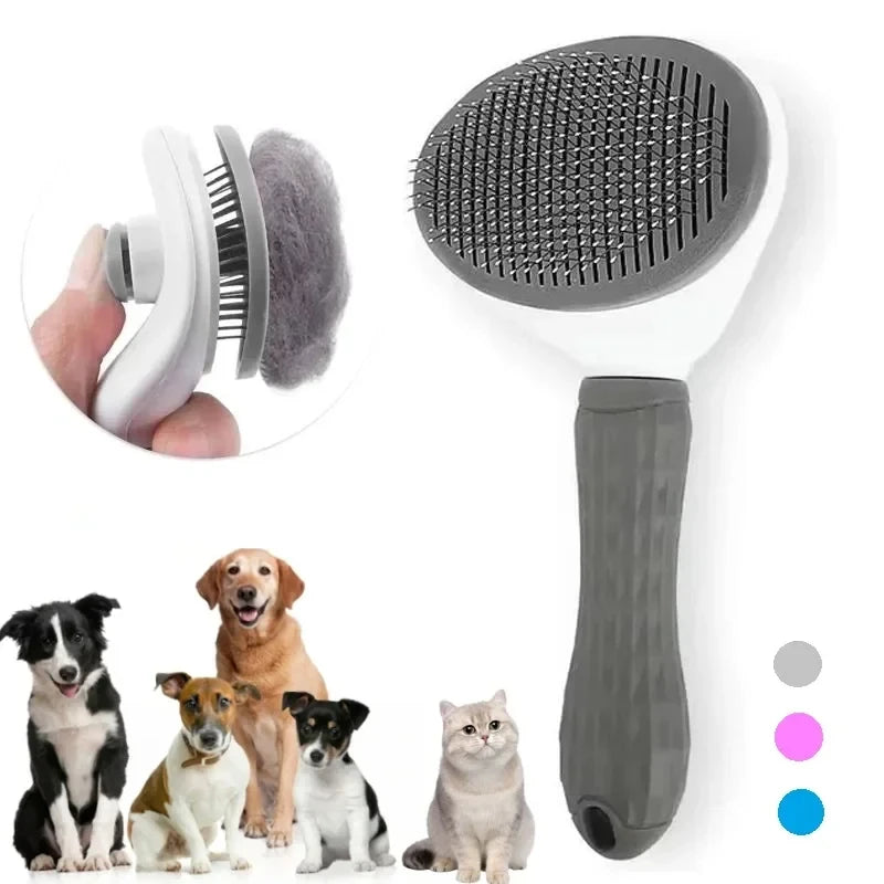 Pet Hair Remover Brush For Dogs & Cats