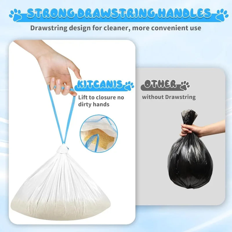 90 Cat Litter Bags for Automatic Litter Box Extra-Thick