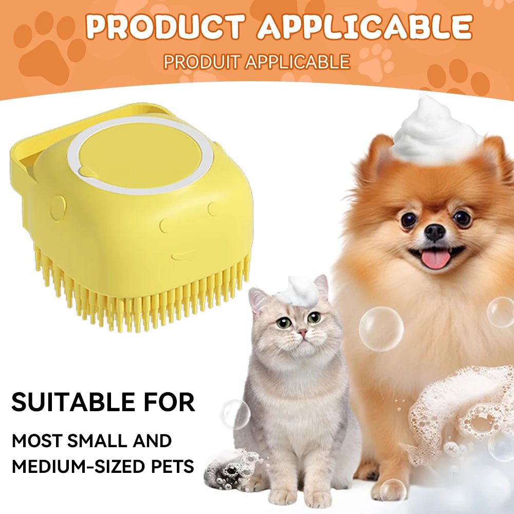 Bathing Brush & Shampoo Dispenser