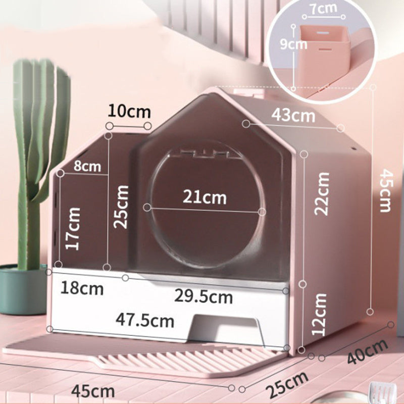 Enclosed Odor-Proof Cat Litter Box