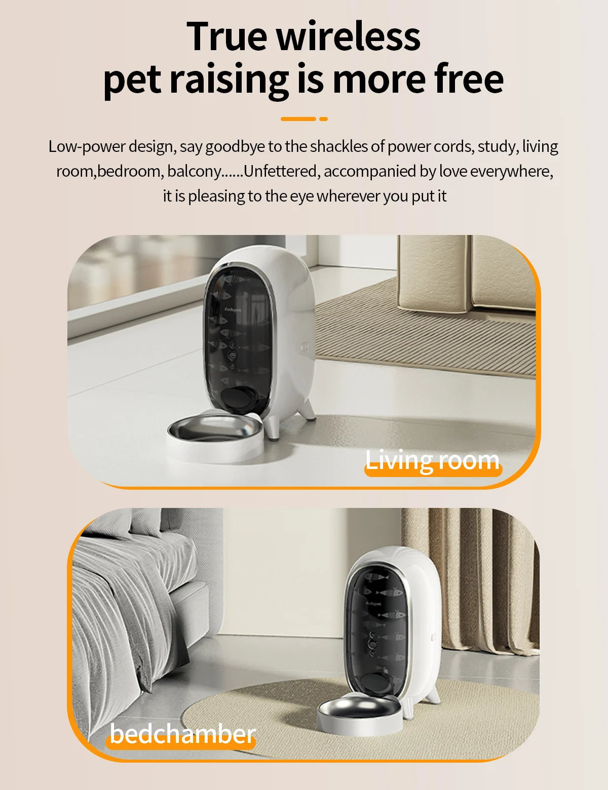 Automatic Cat Feeder, with 2.4G WiFi