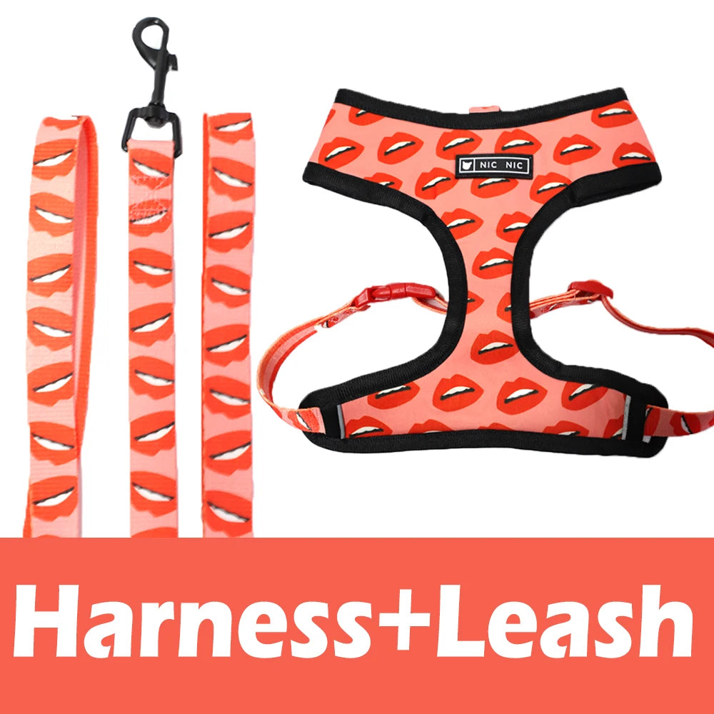 Pets Vest Harness for pups with Leash Set.