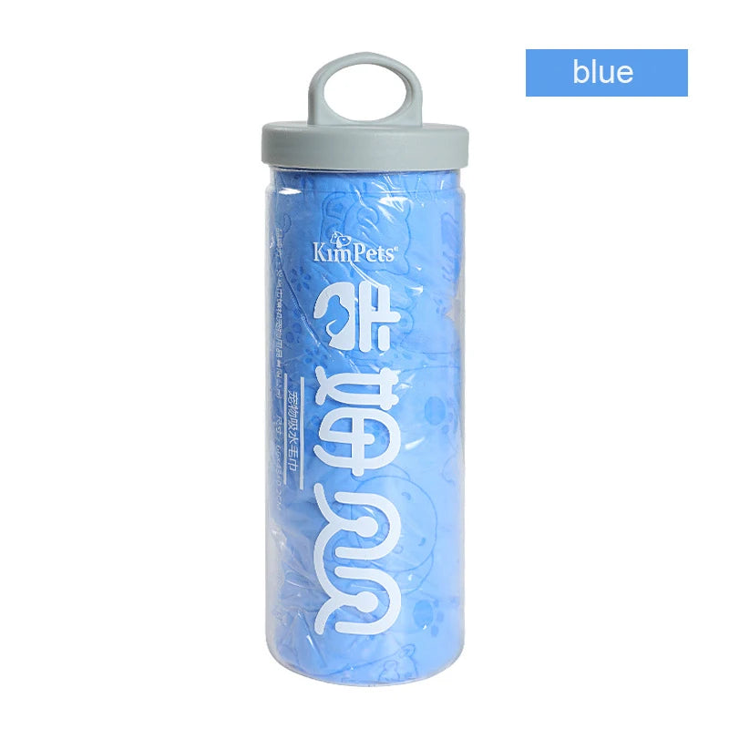 Deerskin Pet Towel – Lint-Free, Fast-Drying Bath Towel for Dogs & Cats