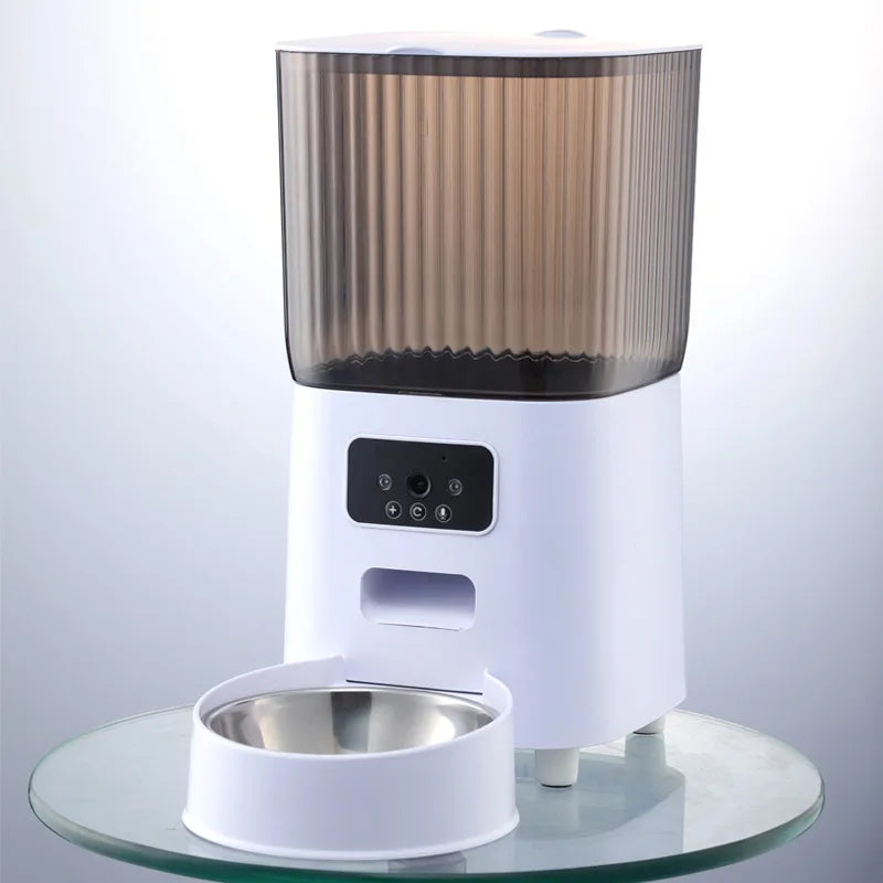 SmartFeeder Pro – 5L Auto Pet Feeder with Camera & Voice