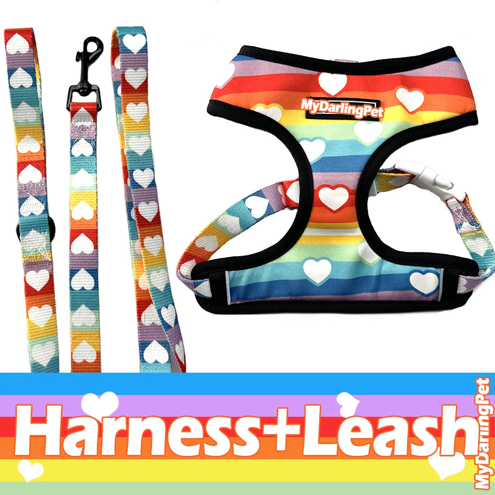 Pets Vest Harness for pups with Leash Set.