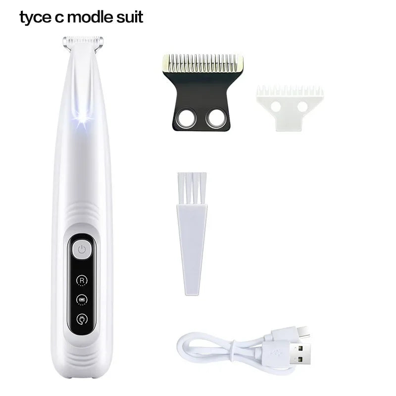 Dog Paw Trimmer with LED Light