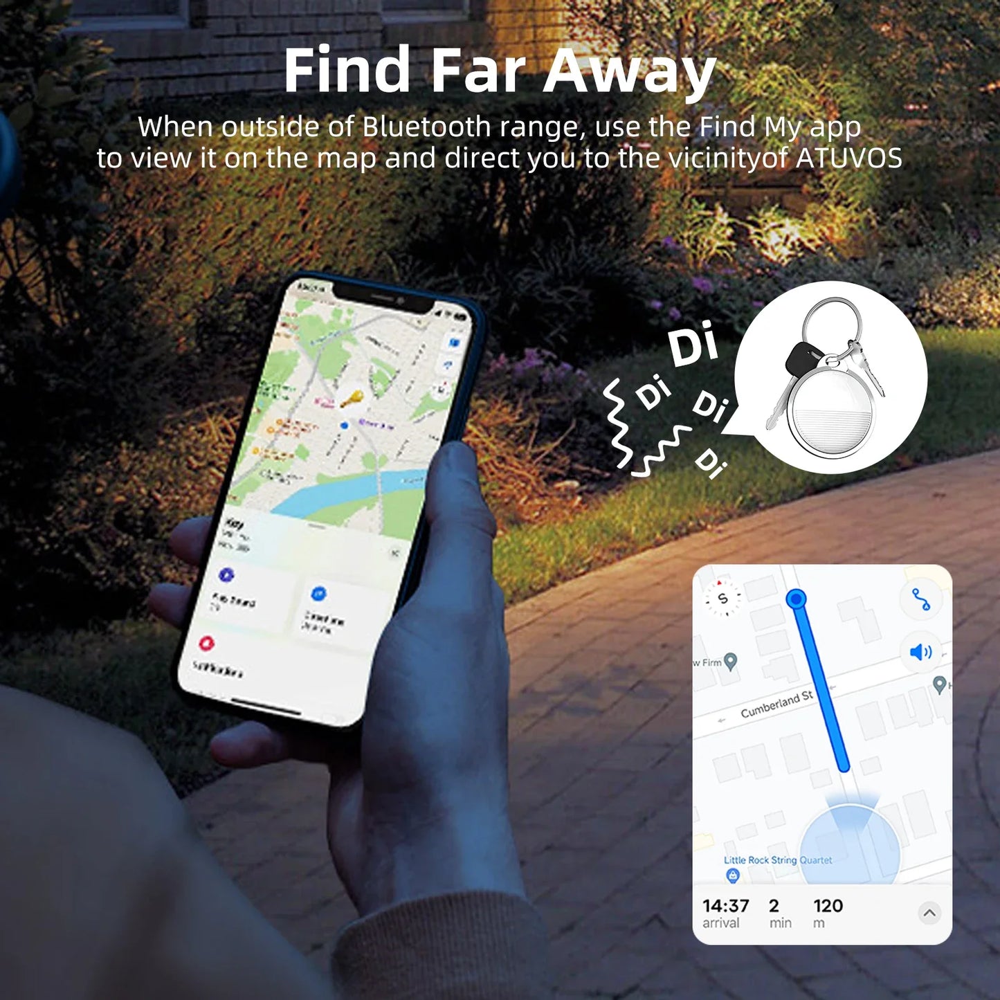 Mini Bluetooth GPS Tracker For Apple iOS