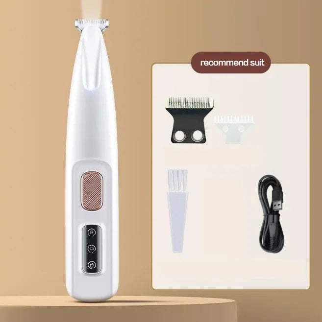 Dog Paw Trimmer with LED Light