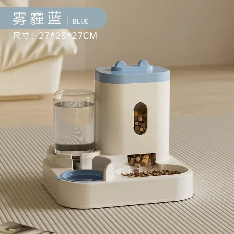 Automatic Feeder for Dogs & Cats - With Water Fountain