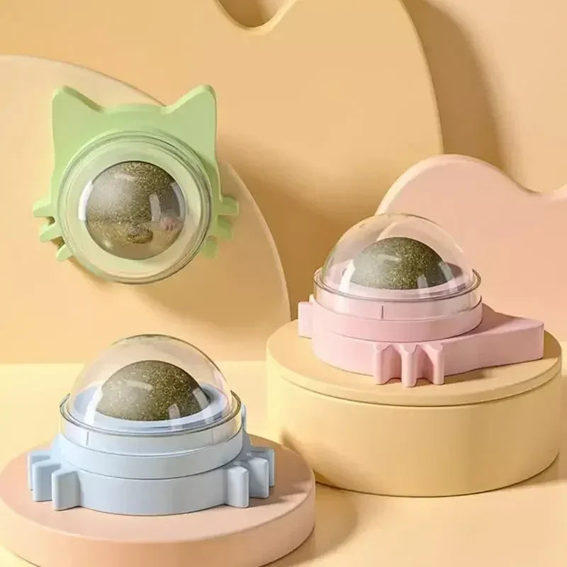 Catnip Balls for Cats – Lickable Chew Toy & Dental Treat for Kittens & Adults