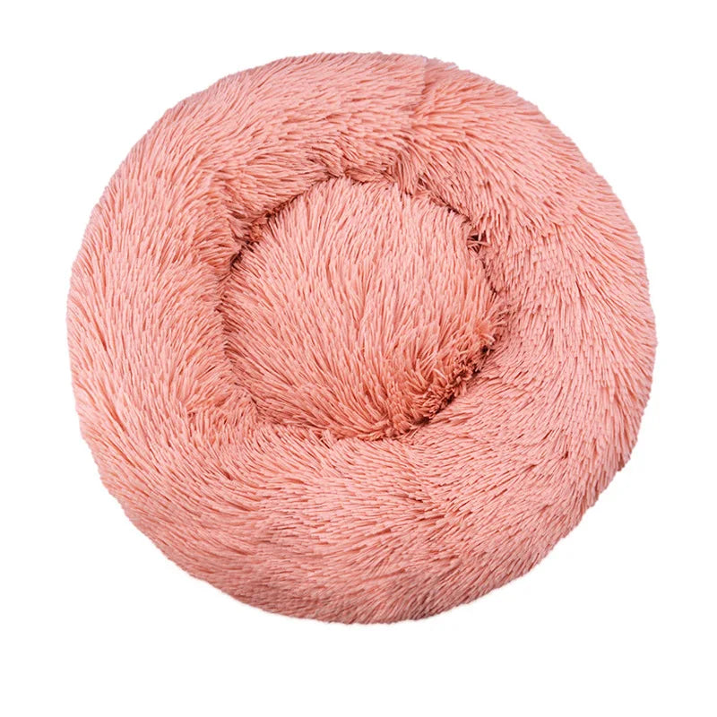 Winter Warm Cat & dog Bed Plush Basket