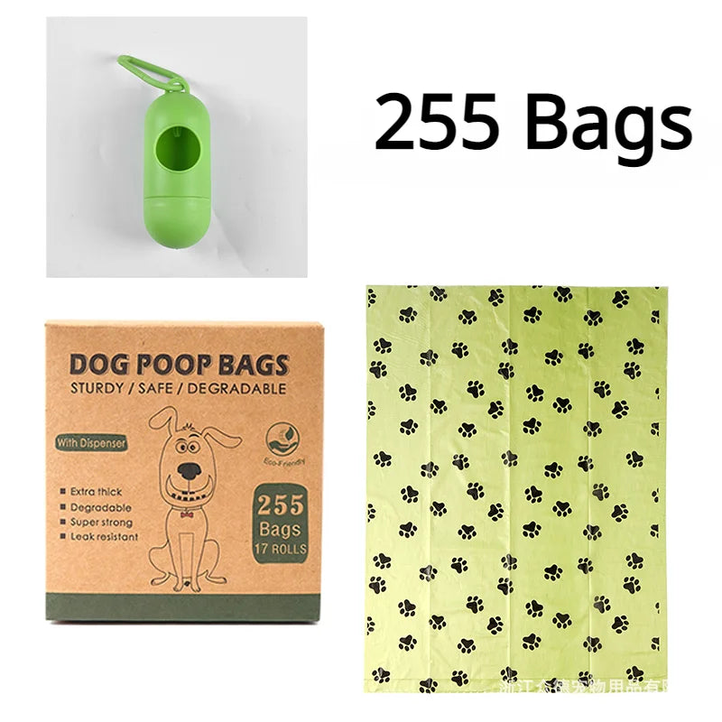 Eco-Friendly Waste Bags with Dispenser | Pet Cleaning Supplies