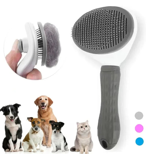 Pet Hair Remover Brush For Dogs & Cats