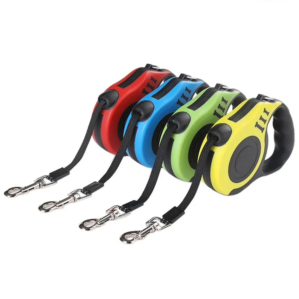 Retractable Dog Leash 3/5m – Automatic Nylon Extension Rope for Small Dogs
