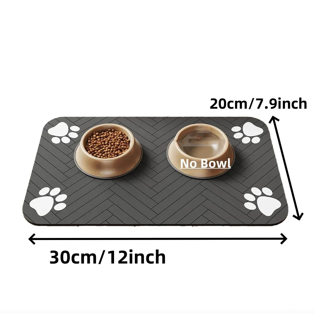 Pet Feeding Mat – Waterproof, Non-Slip Placemat for Cats & Dogs (S/M/L)