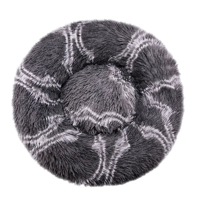 Winter Warm Cat & dog Bed Plush Basket
