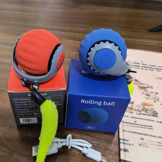 Pet teasing cat ball