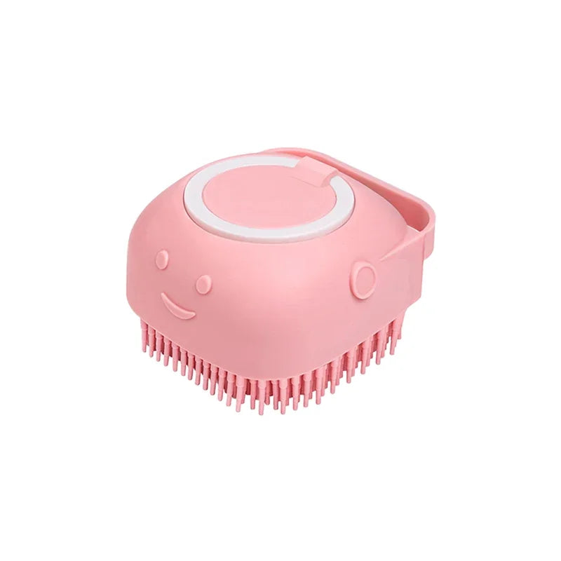 Bathing Brush & Shampoo Dispenser