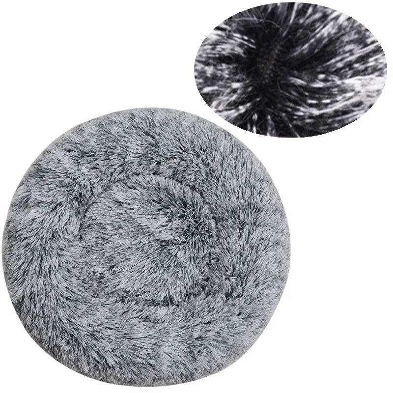 Winter Warm Cat & dog Bed Plush Basket