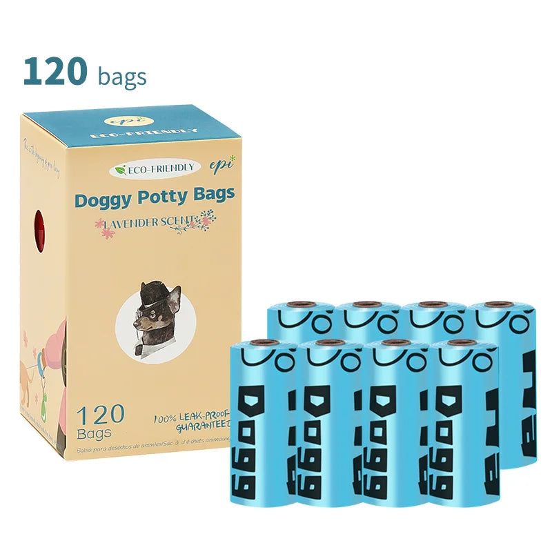 Eco-Friendly Waste Bags with Dispenser | Pet Cleaning Supplies