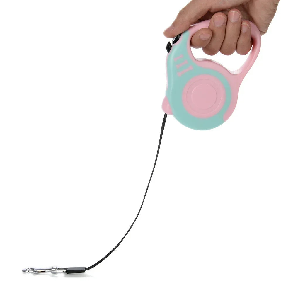 Retractable Dog Leash 3/5m – Automatic Nylon Extension Rope for Small Dogs
