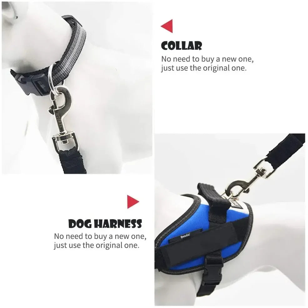 Adjustable Cat & Dog Car Seat Belt