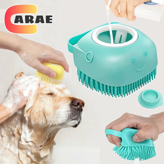Bathing Brush & Shampoo Dispenser