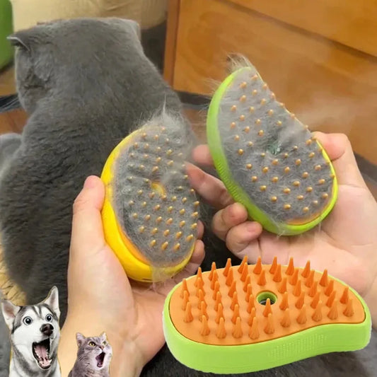 Steam Brush Electric Sprayer for Massage Pet Grooming