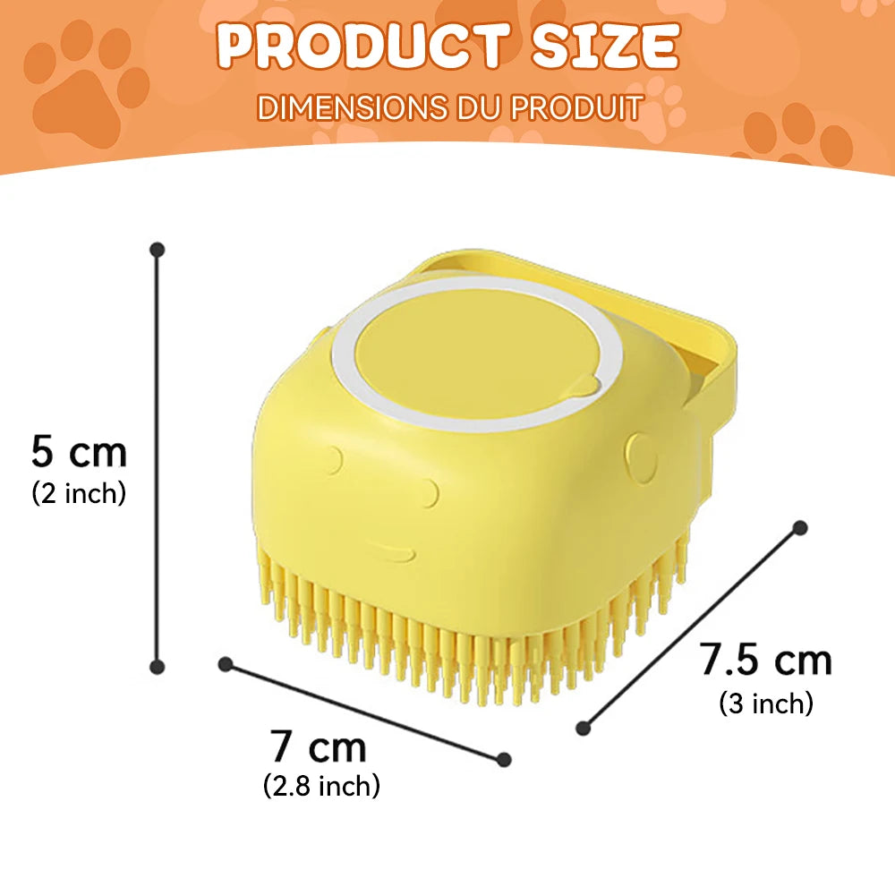 Bathing Brush & Shampoo Dispenser