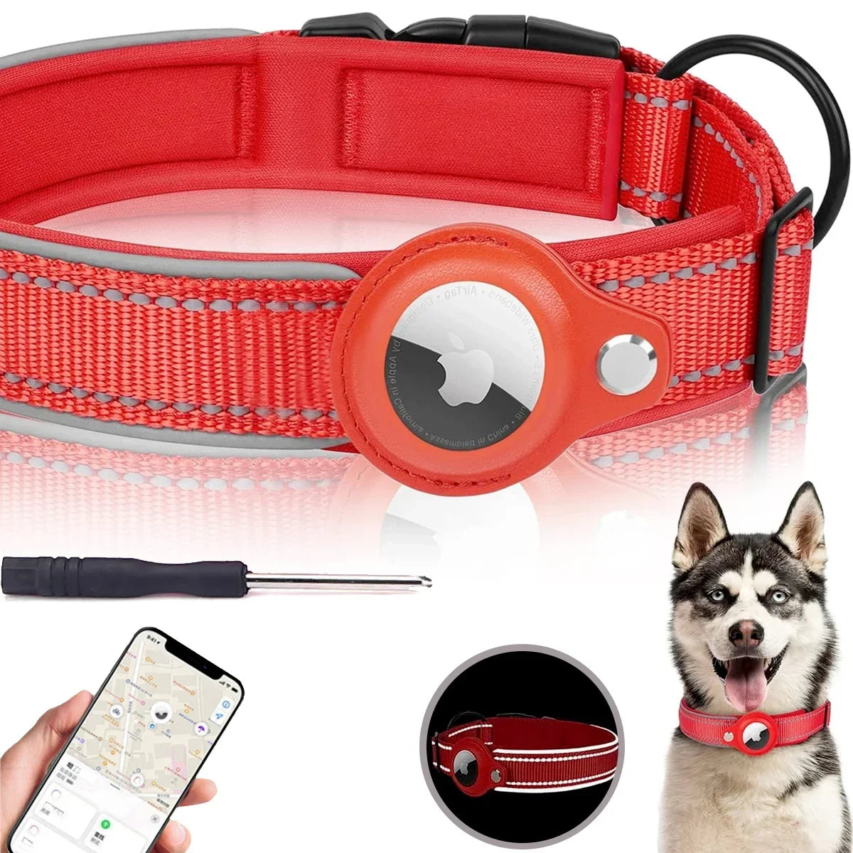 Apple Airtag For Dogs with Protective Tracker