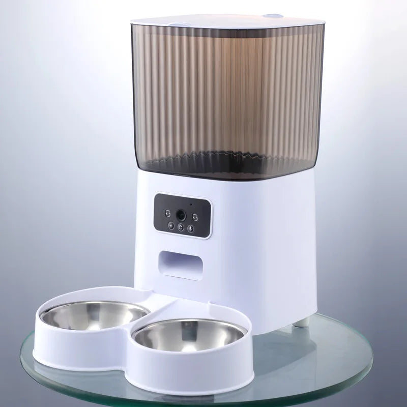 SmartFeeder Pro – 5L Auto Pet Feeder with Camera & Voice