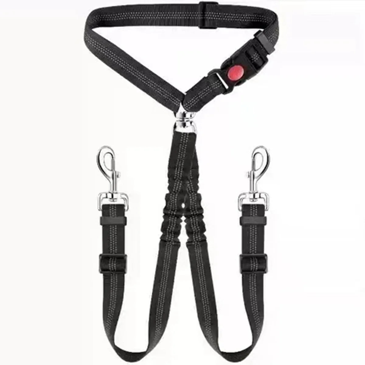 Dual Dog Car Seat Belt