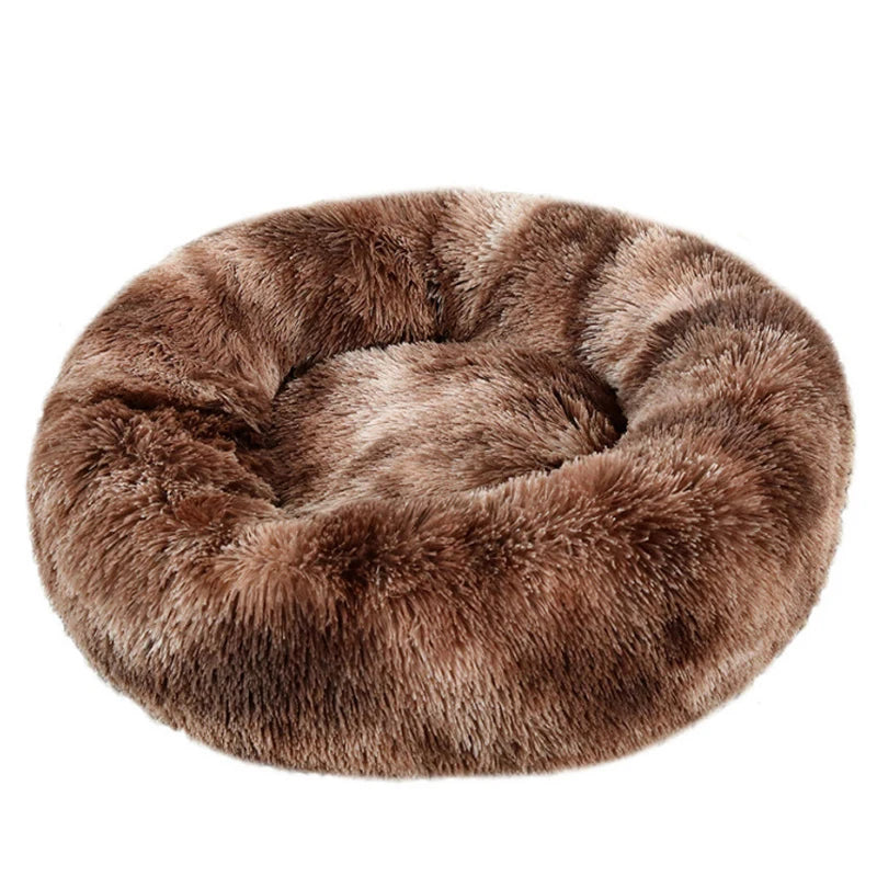Winter Warm Cat & dog Bed Plush Basket