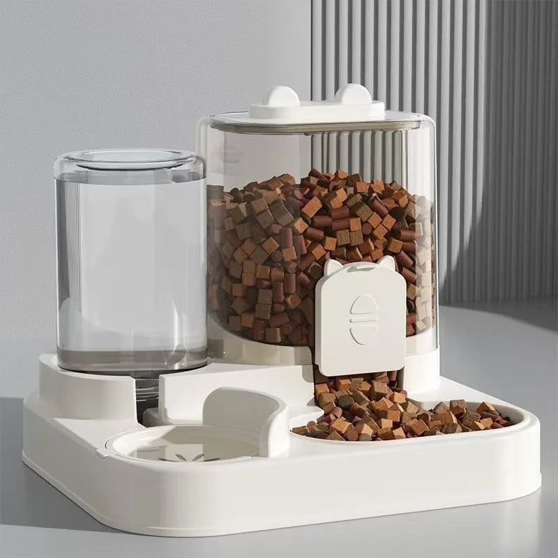 Automatic Feeder for Dogs & Cats - With Water Fountain
